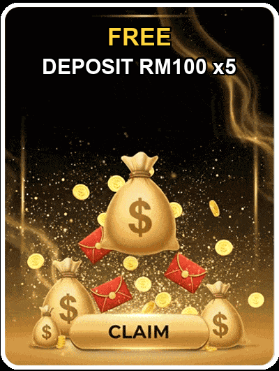 AXAS888 Deposit RM100 x5 FREE